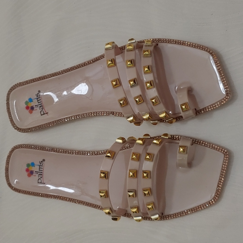 Palms Women's Size 7 Jelly Stud Sandal